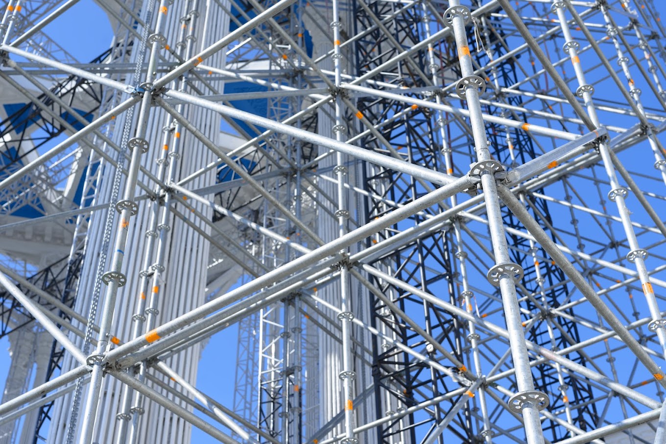 Scaffolding at a Brampton construction site