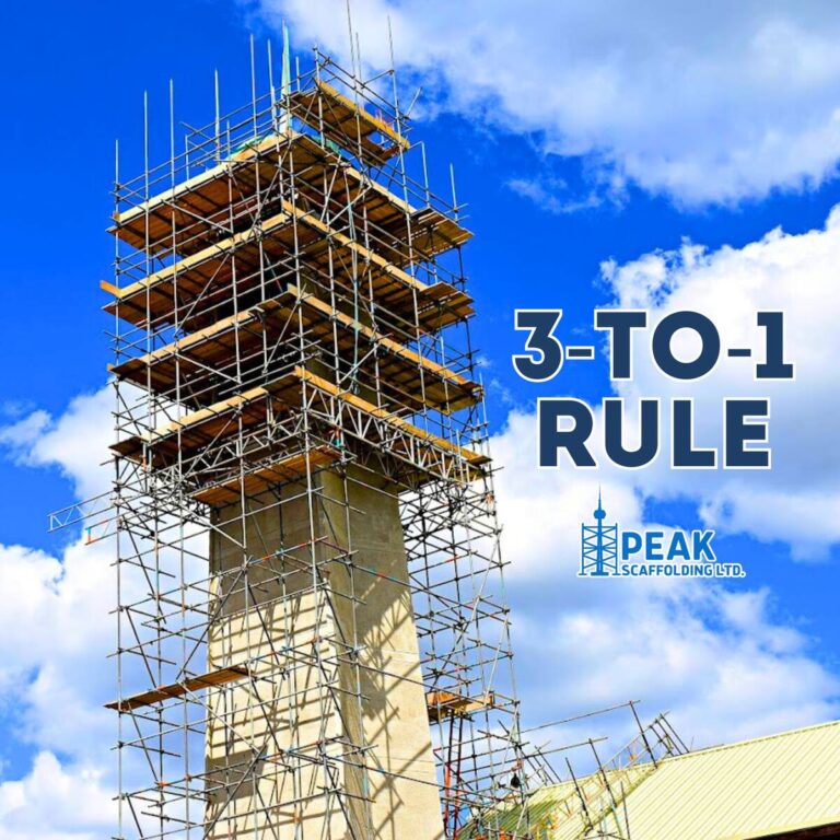 What is the 3-to-1 Rule in Scaffolding? Ensuring Stability and Safety