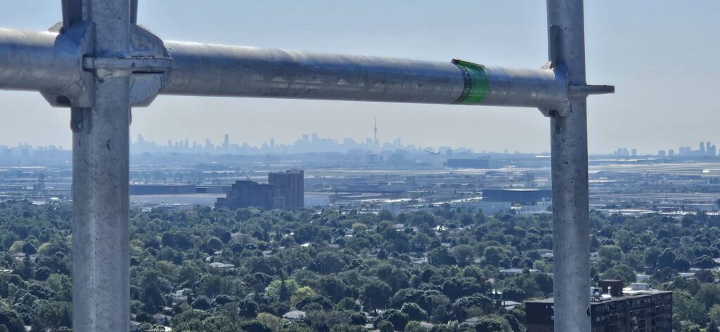 Scaffolding Toronto Skyline